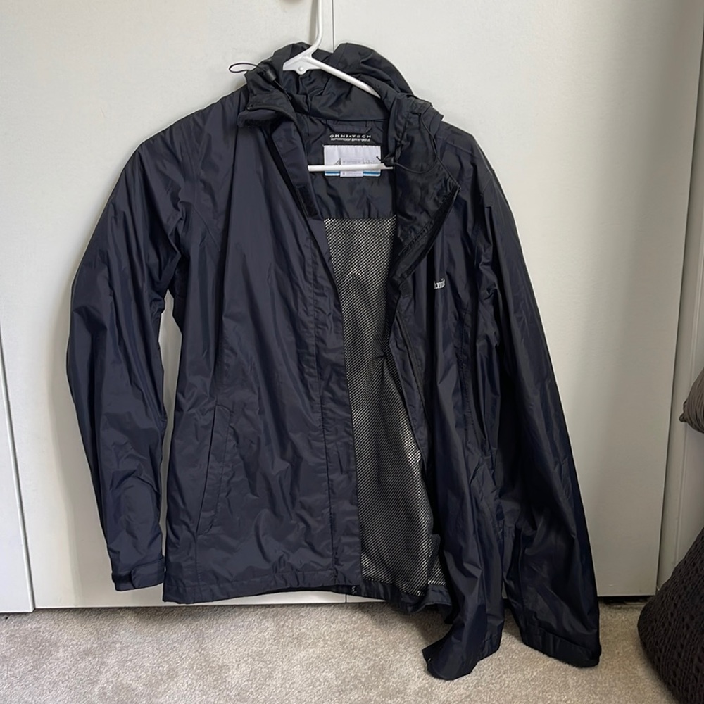 Black Columbia Rain Jacket